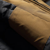 Unisex Winter Cotton Coat Zipper Pocket Decoration Stand-up Collar Cotton-Padded Clothes Vintage Loose Cotton Coat