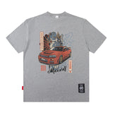 Men T Shirt Summer Cartoon Printed Short Sleeve T-shirt