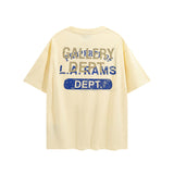 Gallery Dept T Shirts Vintage Wash Letter Printing