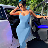 Women Dresses Spring/Summer Sexy Backless Spaghetti Straps Dress