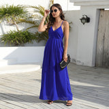 Women Date Dress Summer Slim Fit Lace Lace Spaghetti-Strap Dress