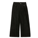 Men Sweatpants Fall Loose Drooping Straight-Leg Pants Casual Wide-Leg Draggle-Tail Trousers