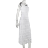 Women Dresses Suspenders Dress Spring Slim-Fitting Sheath Dress
