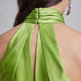 Women Dresses Spring Backless Sleeveless (Bla0420)