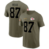 NFL T-Shirts NFL Football Printed Jerseys Short Sleeves Outdoor Sports Loose