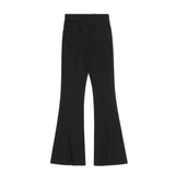 Women Pants Flared Jeans High Waist Trousers