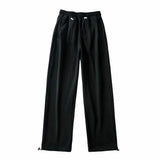 Women Sweatpants Fall Loose Track Pants Wide Leg Pants Casual Sweatpants