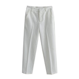 Women Sweatpants Spring and Autumn Workwear Straight Harem Pants Casual Pants
