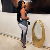 Women Jumpsuit Fall Slim Fit Sheath Jumpsuit