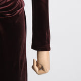 Women Dresses Spring Retro Spaghetti Straps Dress Long Dress (Qymy0409)