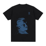 Vintage Rapper Drake Portrait Graphic T Shirt Men's Fashion