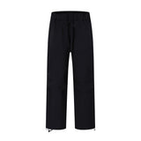 Men Sweatpants Workwear Paratrooper Pants Men's Pleated Wide Leg Straight Trousers Drawstring Sports Casual Pants