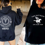 Unisex Percy Jackson 2-sided Hoodie Camp Half Blood Shirt