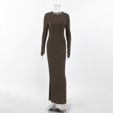 Women Dress Autumn Winter Sexy Knitted Dress