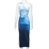 Women Dresses Spring round Neck Pleated Pullover Dress (Bla0420)