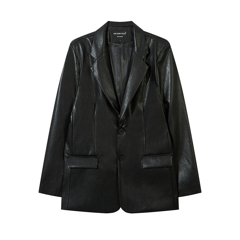 Unisex Vintage Shirt Simple Solid Color Jacket Men