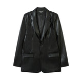 Unisex Vintage Shirt Simple Solid Color Jacket Men