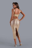 Women Evening Dress Bandage Dress Sexy Sling Backless Dress