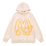 Men Hoodie Print Loose Couple Hooded Sweater Men and Women Hip Hop Hoodie