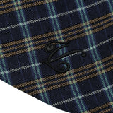 Women Skirt Plaid Double Belt A- line Skirt Skirt