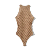 Women Sweater Knitwear Three-Dimensional Hollow Texture Sweater Spring and Summer Jumpsuit