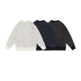 Unisex Hoodie Autumn Striped Printed Sweater
