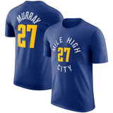 NBA T-Shirts NBA Basketball T-Shirt Nuggets Jokic Jersey Short Sleeve Men's Outdoor