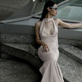 Women Dresses Summer Sexy Backless Slim Fit Dress