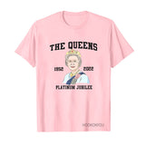 Inspired by Queen's Platinum Jubilee 2022 Elizabeth 70 Years T-shirt Graphic Print Crew Neck Short Sleeve