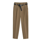 Women Sweatpants Spring Straight Suit Pants Loose Casual Pants