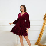 Women Dress V-neck Dress