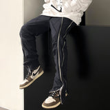 MIJKO Mens Vintage Pants MIJKO Mens UNDERMYCAR Style Casual Pants