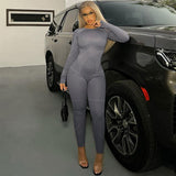 Women Jumpsuit Winter Sports Long Sleeve Jumpsuit