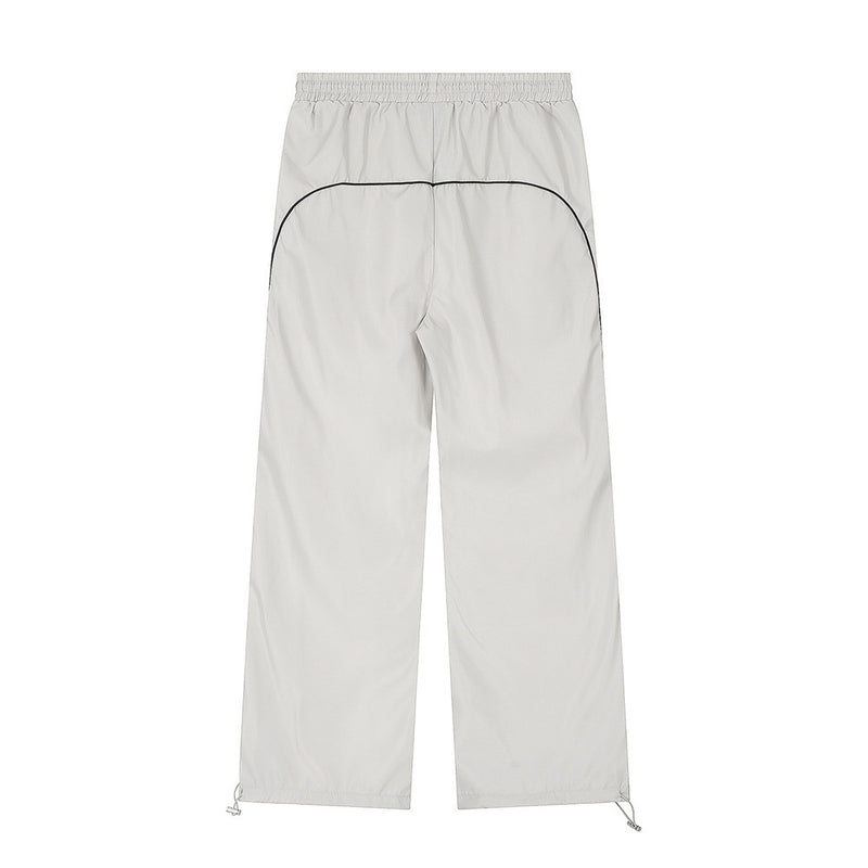 Men Sweatpants Straight Tactical Pants Men's Loose Sports Windproof Quick-Drying Tooling Casual Trousers