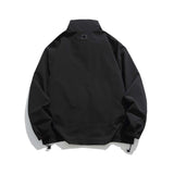 Unisex Jacket Autumn Stand Collar Baggy Coat