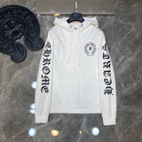 Chh Chrome Hearts Hoodie horseshoe Sanskrit LOGO print casual hooded sweater