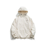Unisex Jacket Autumn Retro Hooded Jacket for Men and Women Loose Casual Jacket