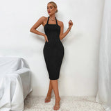 Women Dress Spring and Summer Sexy Knitted Dress
