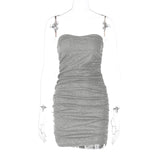 Women Dresses Spring Sexy V-neck Backless Dress