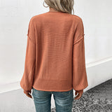 Women Knitted Sweater Autumn and Winter Long Sleeve Sweater