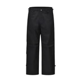 Men Sweatpants Workwear Casual Pants Men's Wide Leg Trousers Solid Color Sports Straight Pants