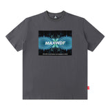 Men T Shirt Hip Hop Print Short Sleeve T-shirt Loose Couple Casual T-shirt