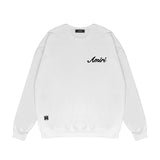 Amiri Long Sleeved Shirt Fashion Brand Crew Sweatshirts round Neck Sweater