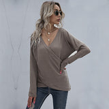 Women Knitted Sweater Autumn Knitted Long Sleeve Bottoming Shirt Sweater