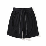 Men Shorts Summer Retro Loose Casual Drawstring Shorts