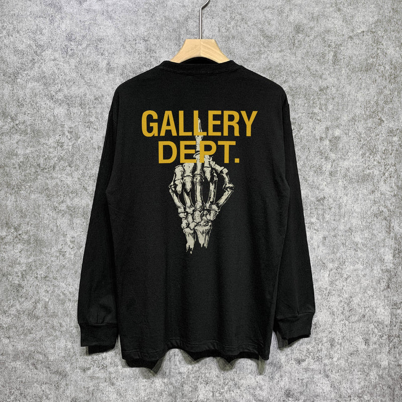 Gallery Dept Long Sleeved Shirt European and American Fashion Brand Long Sleeve Long-Sleeved T-shirt Blouse