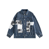 Unisex Jacket Vintage Denim Jacket Fall Loose Jacket