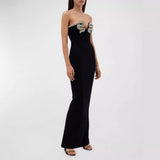 Women Dresses Bandage Dress Party Long Dress Gown (Ont0408)