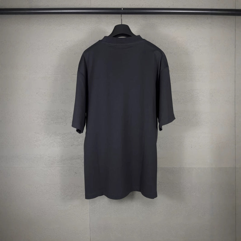 Men T-shirts Paris Crown Wheat Ear Printing Short Sleeve T-Shirt Loose Casual