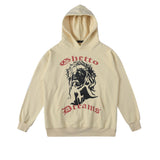 Men Hoodie Hip Hop Retro Doberman Pinscher Hooded Sweater